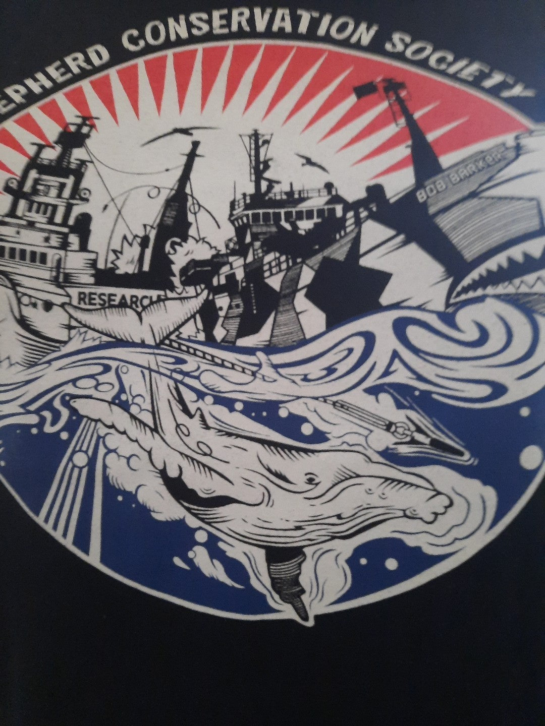 Sea Shepherd  T-Shirt Gr XXL CONSERVATION SOCIETY