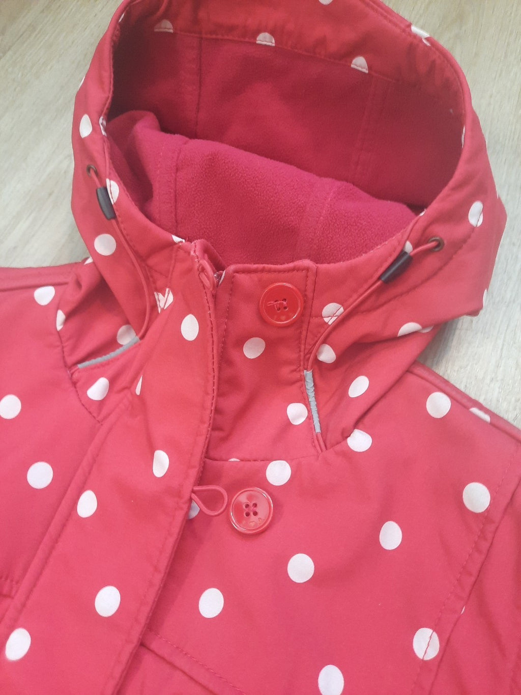 Blutsgeschwister Softshell Parka Pünktchen Regenparka