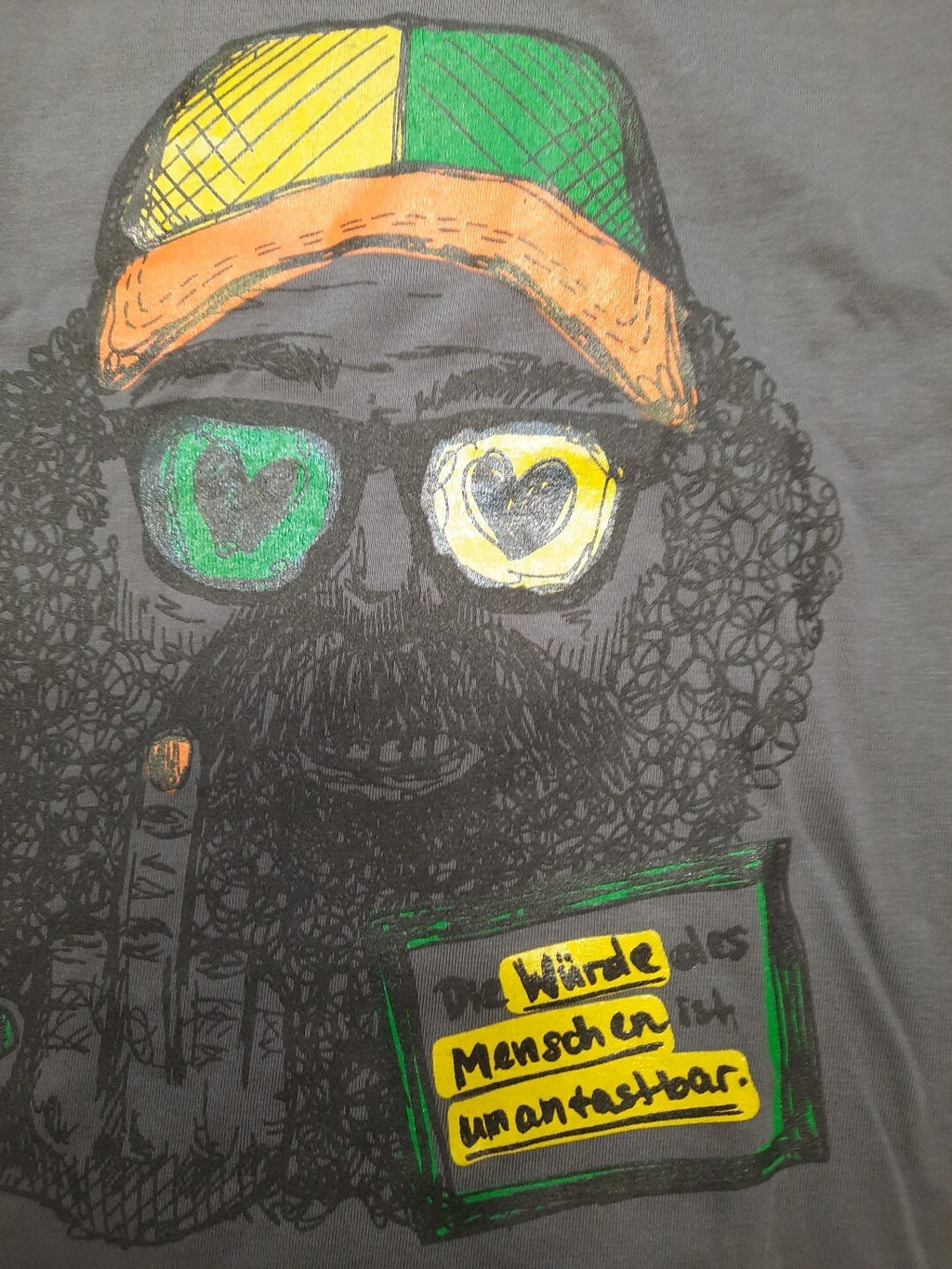 karlskopf T shirt | 100% organic cotton Die Würde des Menschen ist Unantastbar