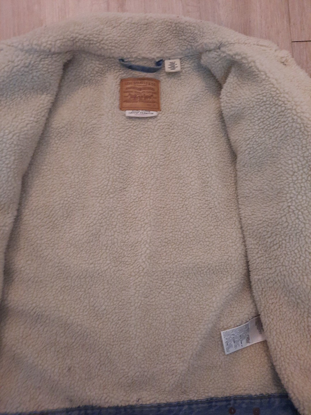 Levis  Gefüttert Jeansjacke Big E Trucker Jacke Fell