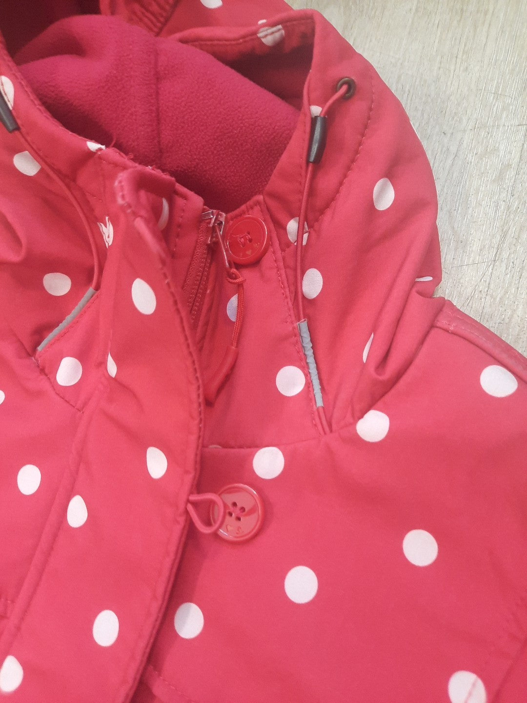 Blutsgeschwister Softshell Parka Pünktchen Regenparka