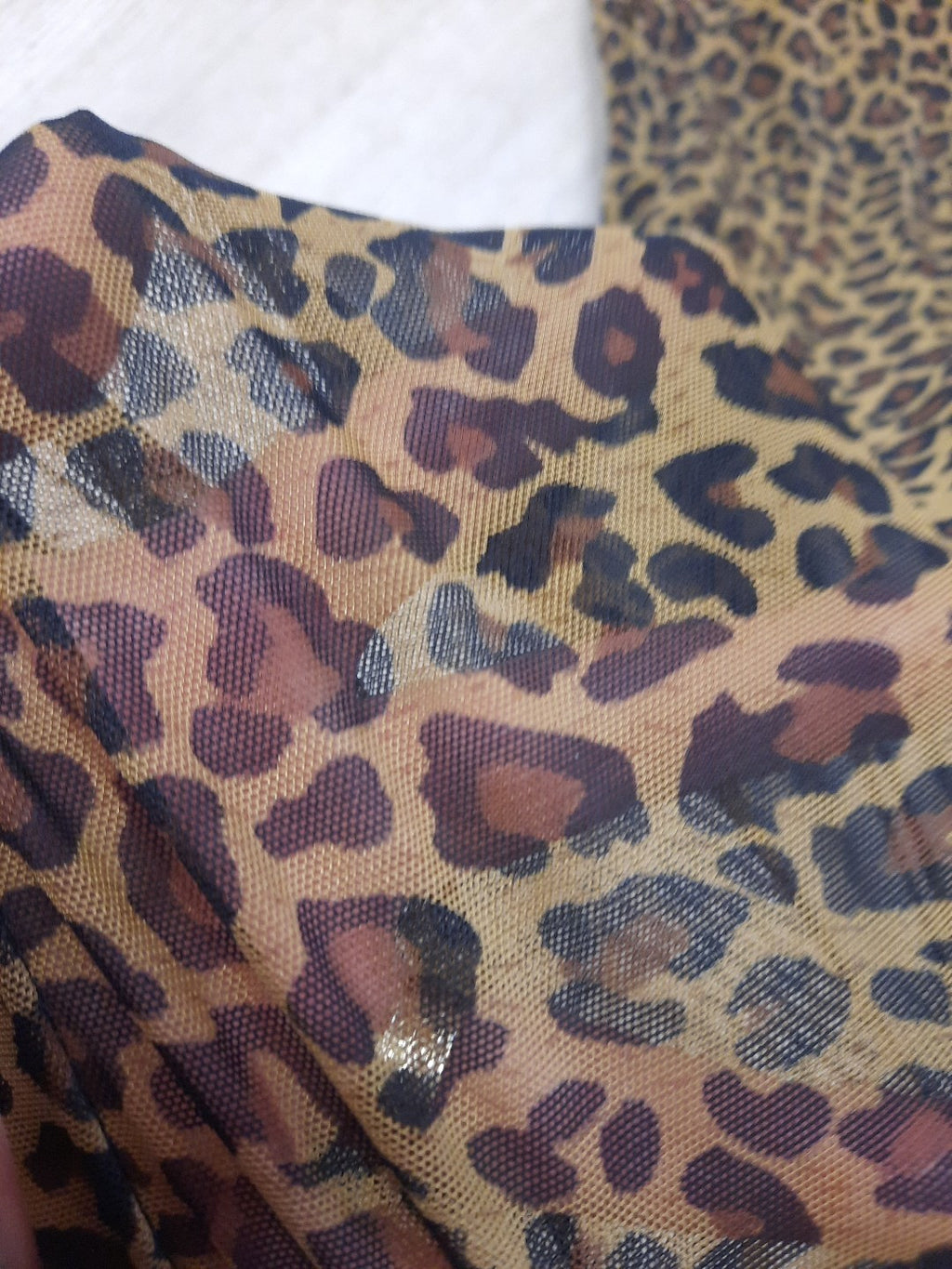 Leggins top Set Leopard Muster Durchsichtig 1