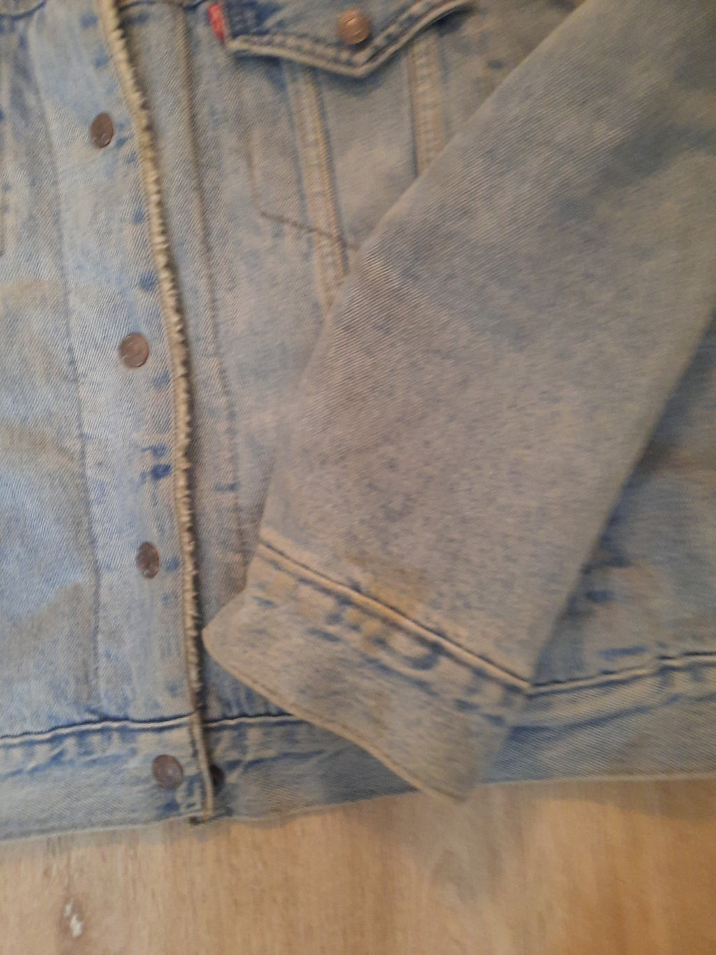 Levis  Gefüttert Jeansjacke Big E Trucker Jacke Fell