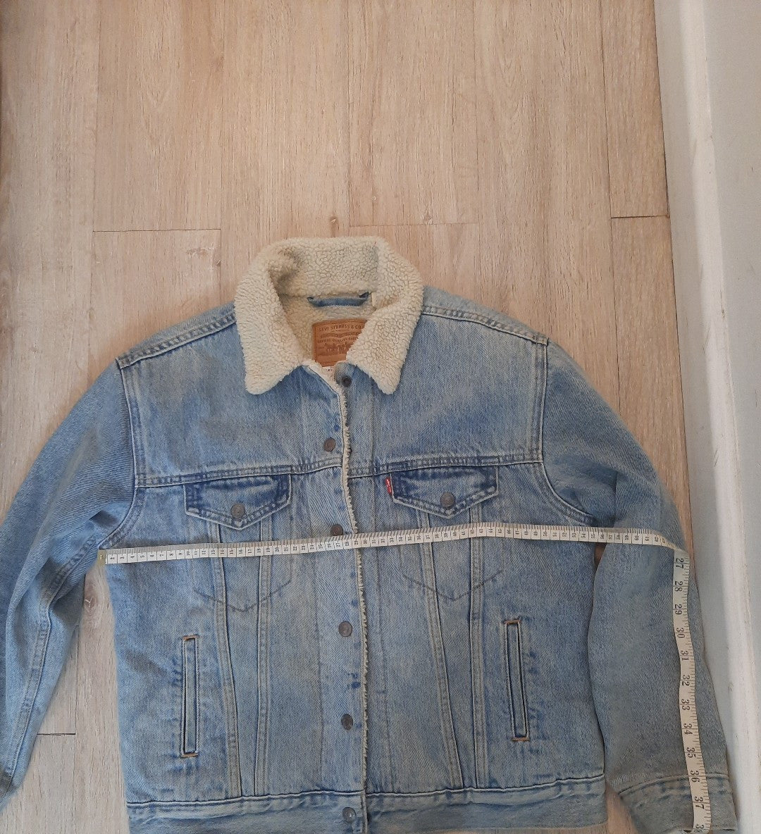 Levis  Gefüttert Jeansjacke Big E Trucker Jacke Fell