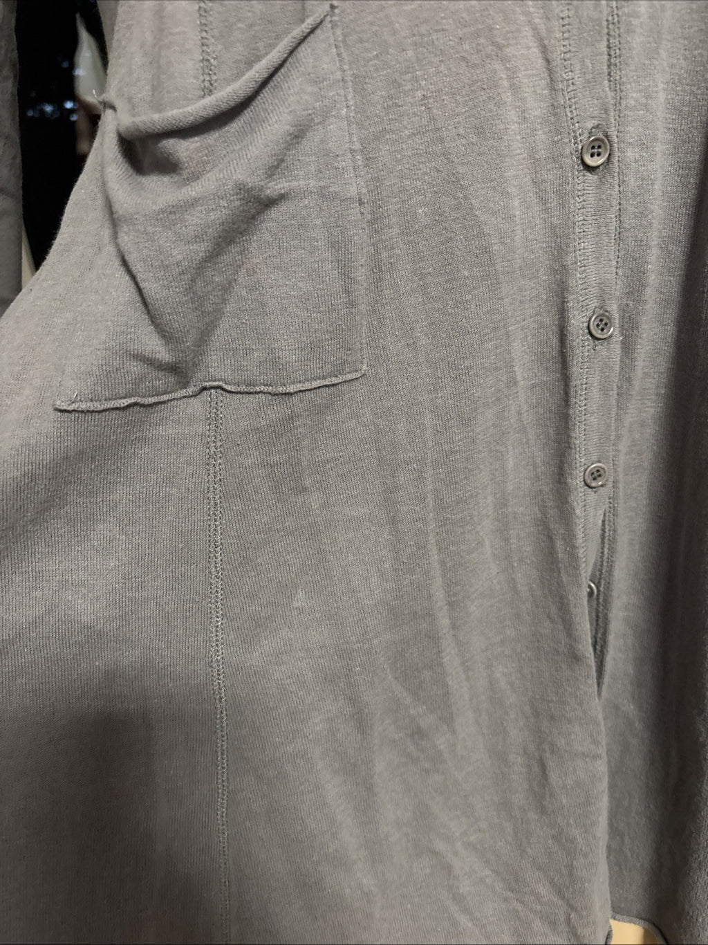 Rundholz  BLACK LABEL Strickjacke Lang Mit Taschen