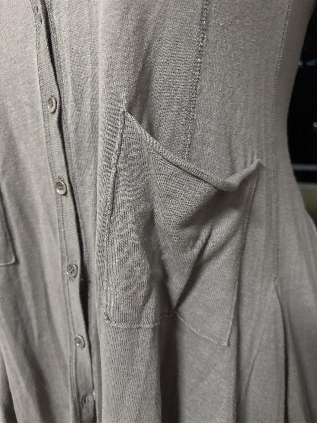 Rundholz  BLACK LABEL Strickjacke Lang Mit Taschen