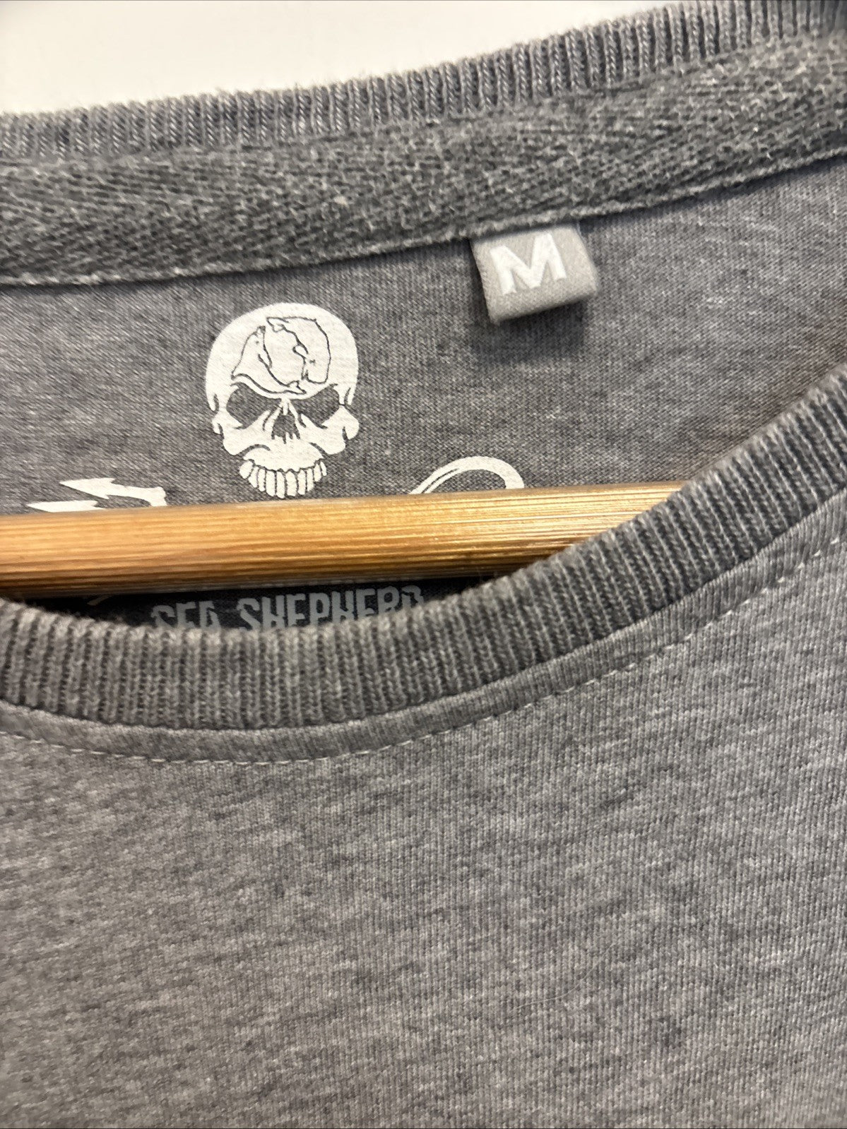 Sea Shepherd  T shirt Druck Hinten Totenkopf