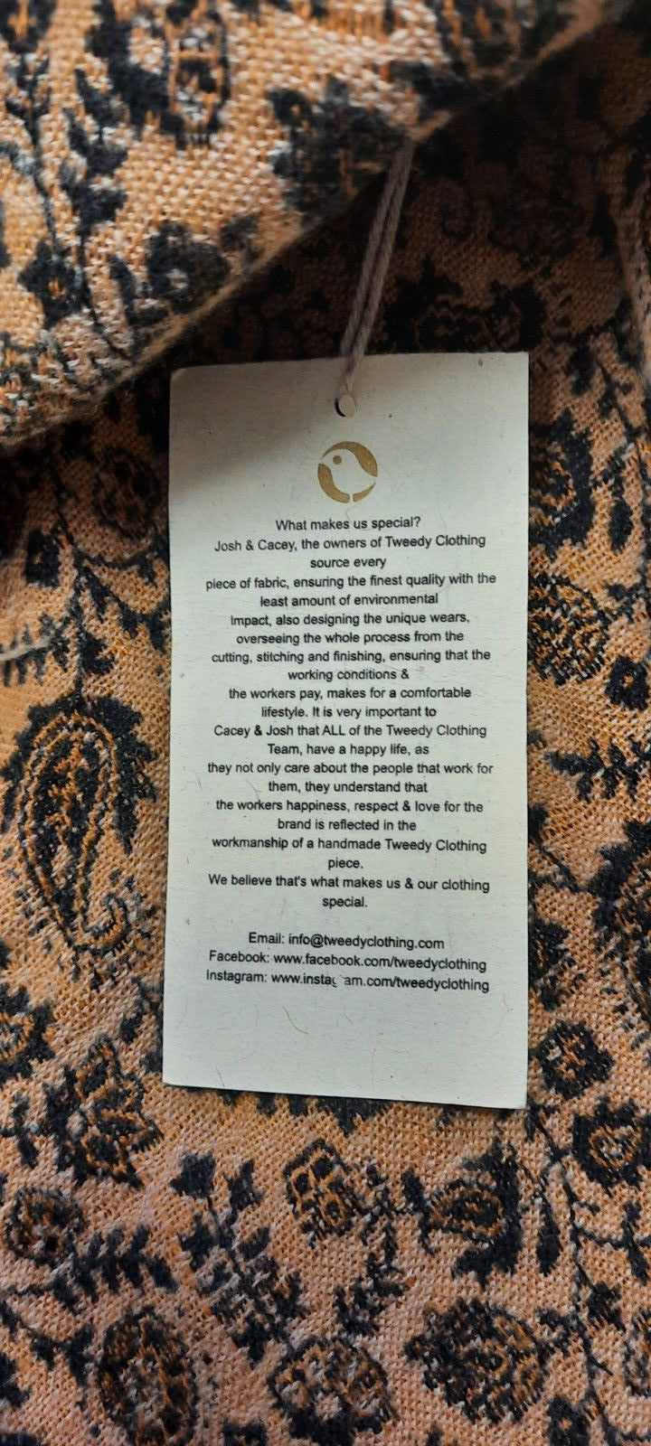 Poncho von Tweedy Clothing Recycling Plastikflaschen Handmade Vegan