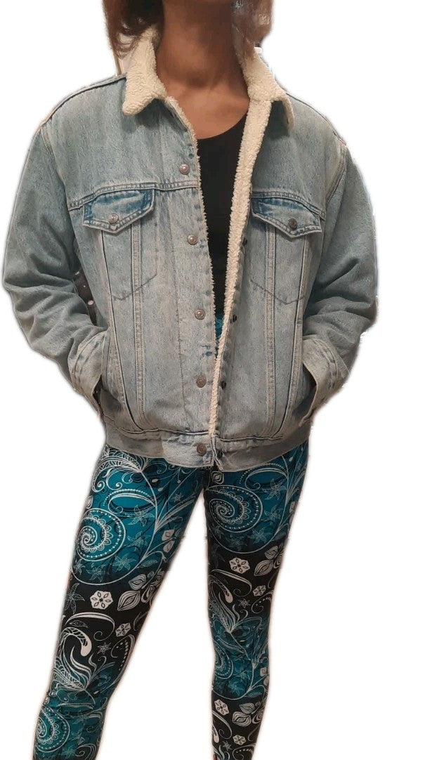 Levis  Gefüttert Jeansjacke Big E Trucker Jacke Fell