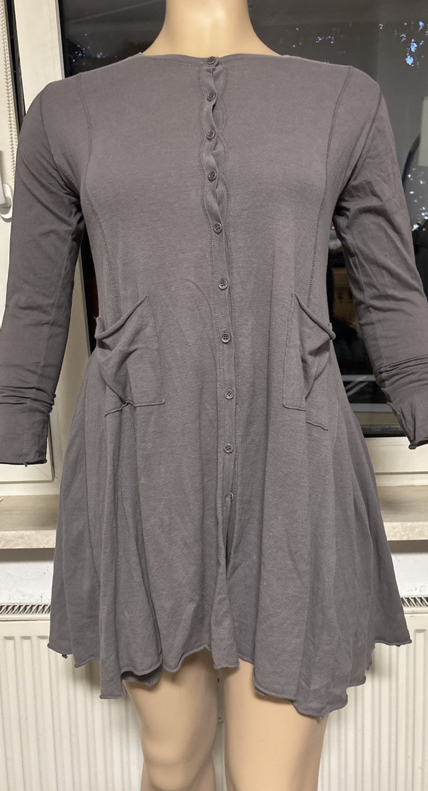 Rundholz  BLACK LABEL Strickjacke Lang Mit Taschen