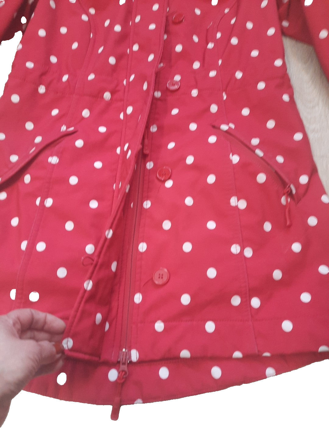 Blutsgeschwister Softshell Parka Pünktchen Regenparka