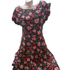 king louie kleid xl BLumen Kirschen Muster
