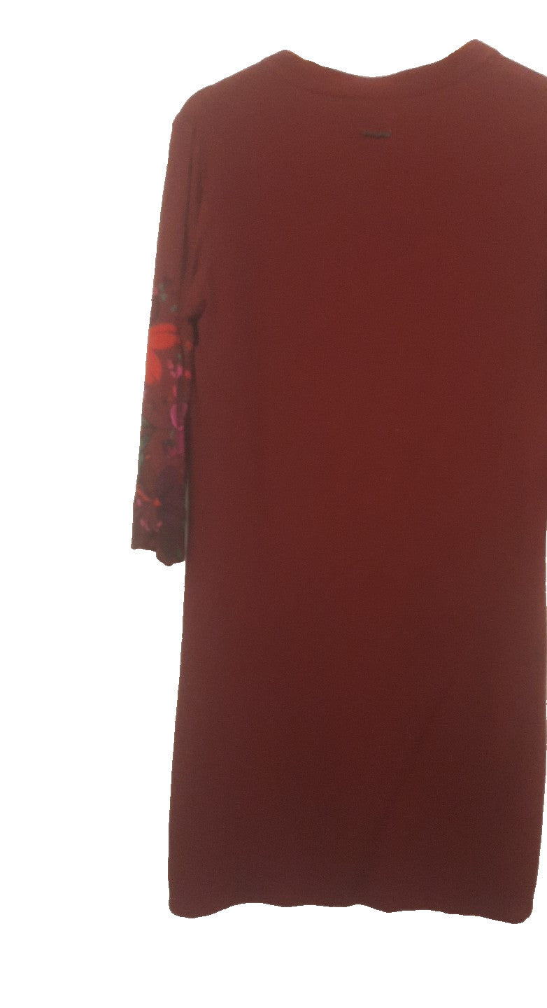 desigual Tunika damen Bluse Lang Blumen