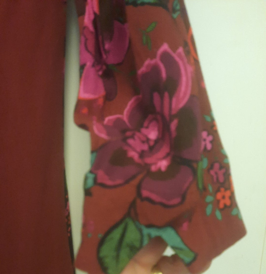 desigual Tunika damen Bluse Lang Blumen