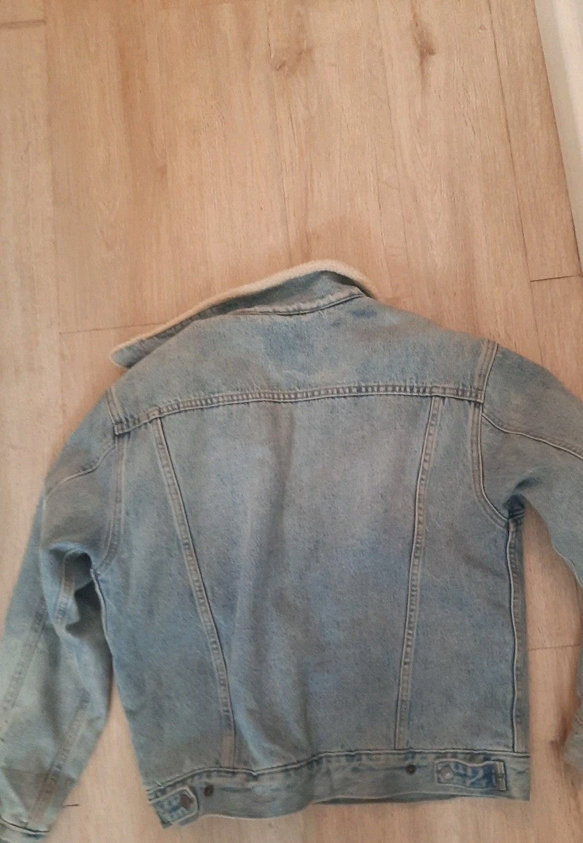 Levis  Gefüttert Jeansjacke Big E Trucker Jacke Fell