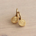 Edelstahlcreolen mit Charm 'Moon & Sun'