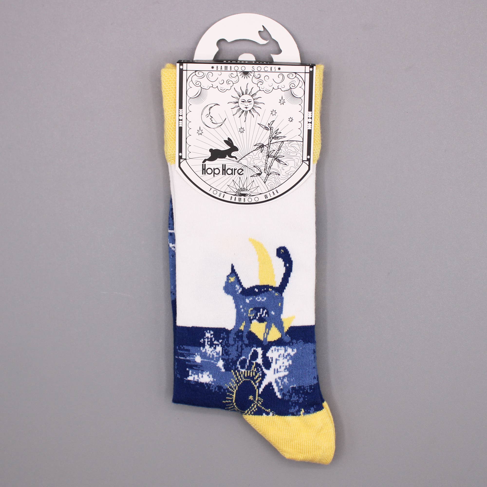 Hop Hare Bambussocken  - Midnight Cat